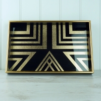 Art Deco Tray - Oblong