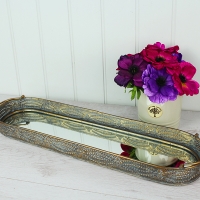 Long Mirrored Tray