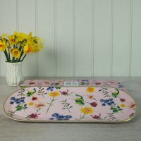 Pink Porcelain Tray - large